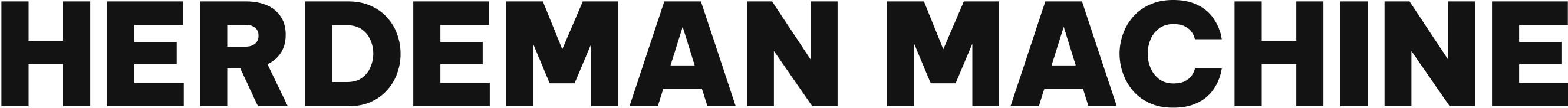 Black text: HERDEMAN MACHINE on white background.